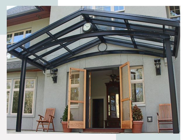 Козырьки металлические в Новочеркасске