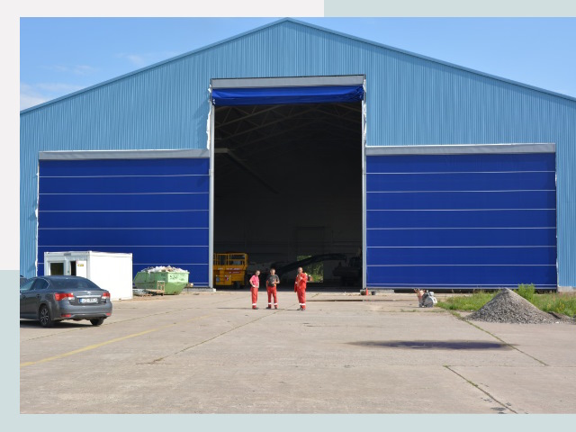 Ангарные ворота в Новочеркасск от СтальСтрой-Нвч по цене 614 руб.